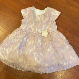 US Angels blush pink lace dress